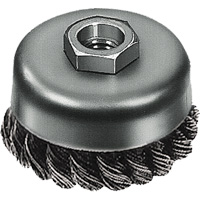 Milwaukee 48-52-5040 Knot Wire Cup Brush, 3" Dia. x 5/8"-11 Arbor