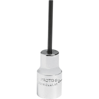 Proto J4770-2.5M Douille &agrave; embout, Hexagonale, 2,5 mm x 1-7/8" lo, Prise 1/4"