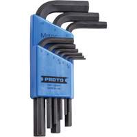 Proto J4984 Short-Arm Hex Key Set, 9 Pcs., Metric