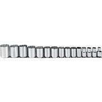 Proto J54114 Socket Set, 15 Pcs, 1/2" Drive Size