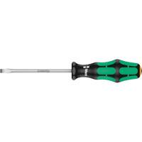 Wera Tools 05007610001 Tapered Slotted Screwdriver, 0.8 mm, 7-3/4" L, Plastic Handle