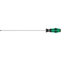 Wera Tools 05008027001 Slotted Screwdriver, 5/32" Tip, Round, 15-3/4" L, Plastic Handle
