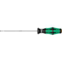 Wera Tools 5110002001 Slotted Screwdriver, 3.5 mm Tip, Round, 8-1/8" L, Plastic Handle