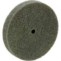 3M STA-852140 Meule homog&egrave;ne &agrave; faible densit&eacute; de s&eacute;rie 500 Standard Abrasives, 3" x 1/2", Arbre de 1/4", Grain de Moyen, Oxyde d'aluminium