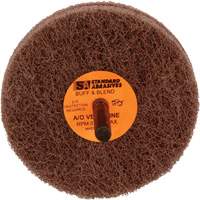 3M STA-880515 Meule de polissage et lissage Buff & Blend de 2 plis Standard Abrasives, 3" dia. x 2" la, Arbre 1/4", Oxyde d'aluminium