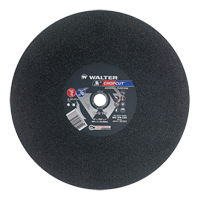 Walter Surface Technologies 10Q163 Chopcut Cut-Off Wheel, 16" x 7/8", 1" Arbor, Type 1, Aluminum Oxide, 3800 RPM