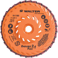 10 pack Walter 15I501 5x5/8-11 Enduro-Flex 2-in-1 Turbo Finishing Flap Disc