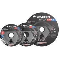 Walter Technologies Pour Surface 08H600 Meule HP XX, 6" x 1/4", Arbre 7/8", Type 27