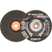 Walter Technologies Pour Surface 11T362 Meules &agrave; tronçonner renforc&eacute;es Zipcut vissables pour scies circulaires, 6" x 7/8", Arbre de 5/8"-11, Type 27, Oxyde d'aluminium, 10 200 Tr/min