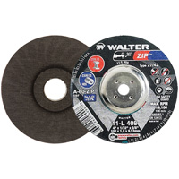 Walter Surface Technologies 11L408 Zip Cutting and Grinding Wheel, 4" x 1/32", 3/8" Arbor, Type 27, 60 Grit, Aluminum Oxide