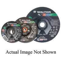 Walter Surface Technologies 15L303 FLEXCUT Grinding Wheel, 3", 36 Grit, Aluminum Oxide, 3/8", 20400 RPM, Type 29