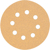 DEWALT DW4303 Hook & Loop Paper Discs, 5" Dia., 120 Grit, Aluminum Oxide