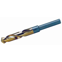 1/2" Reduced Round Shank Split Point Drill Bit, 21.03 mm, Cobalt, 3-1/8" Flute, 118° Point  WU042 | TENAQUIP