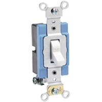 Leviton 1201-2W Back & Side-Wired Quiet Switch with Single-Pole Toggle