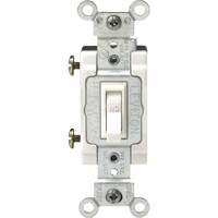 Back & Side-Wired Quiet Switches with Single Pole Framed Toggle  XA812 | TENAQUIP