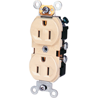 Leviton CR15-I Side-Wired Straight Blade Receptacle
