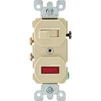 Leviton 5226-I Combinaison interrupteur unipolaire & lampe t&eacute;moin n&eacute;on