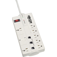 Tripp Lite TLP808TEL Protect-It Surge Suppressors, 8 Outlets, 2160, 1800 W, 8' Cord