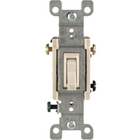 Leviton 1453-T Interrupteur encadr&eacute; &agrave; borne lat&eacute;rale & Quickwire avec basculement tripolaire