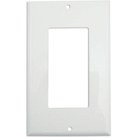 Leviton 80401-W Plaque murale Decora