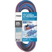 Prime LT530725 Arctic Blue Extension Cord, All-Weather, SJEOW, 14/3 AWG, 15 A, 25'
