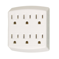 Adaptors, 6 Outlet(s), 15 Amps, 1875 W, 125 XC899 | TENAQUIP