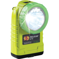 Pelican 037150-0001-245 Right Angle 3715 Flashlights, LED, 223 Lumens, AA Batteries