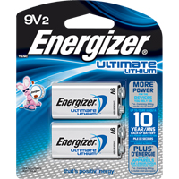 Energizer L522BP2 Batteries au lithium, 9 V