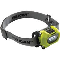 Pelican 027450-0103-245 2745 Headlamp, LED, 33 Lumens, 20 Hrs. Run Time, AAA Batteries