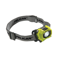 Pelican 027550-0103-245 Lampe frontale 2755, DEL, 72 lumens, 6 hres de fonctionnement, piles AAA