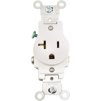 Leviton 5801-W Commercial Smooth Face Outlet
