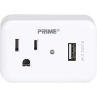 Prime PBUSB241S Chargeur USB Prime avec protection contre la surtension