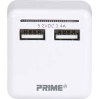 Prime PBUSB340 Chargeur USB Prime haute vitesse