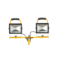 Aurora Tools XG817 Twin-Head Work Light, LED, 40 W, 4800 Lumens, Aluminum Housing