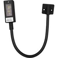 XG917 LED Gooseneck Maplight, 1 W, LED, 12" Neck, Black
