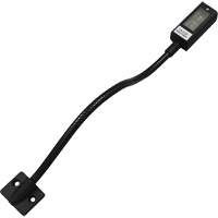  XG917 LED Gooseneck Maplight, 1 W, LED, 12" Neck, Black