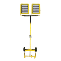 Lind Equipment LE980LED-CART-TD-W Dual-Head Cart with Winch, LED, 400 W, 60000 Lumens, Aluminum Housing