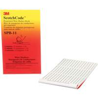 3M SPB-11 ScotchCode Pre-Printed Wire Marker Book