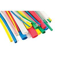 3M FP301-1/2X6ASST Heat Shrink Tubing, Thin Wall, 1/2', 0.25" (6.4mm) - 0.5" (12.70mm)