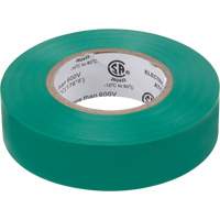 Outils Aurora XH384 Ruban isolant, 19 mm (3/4") x 18 m (60'), Vert, 7 mils
