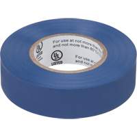 Outils Aurora XH385 Ruban isolant, 19 mm (3/4") x 18 m (60'), Bleu, 7 mils