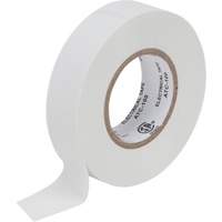 Outils Aurora XH386 Ruban isolant, 19 mm (3/4") x 18 m (60'), Blanc, 7 mils