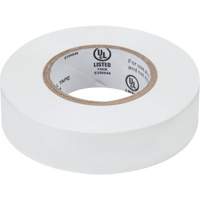 Outils Aurora XH386 Ruban isolant, 19 mm (3/4") x 18 m (60'), Blanc, 7 mils