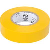 Outils Aurora XH387 Ruban isolant, 19 mm (3/4") x 18 m (60'), Jaune, 7 mils