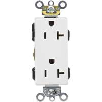 Leviton 16362-W Prise de calibre industriel Decora