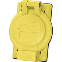 Leviton WP3-YL Couvercle &agrave; rebord