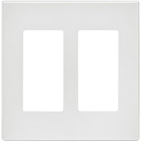 Leviton 80309-SW Plaque murale sans vis Decora