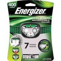 Energizer ENHDFRLP Lampe frontale Vision Ultra, DEL, 400 lumens, 4 hres de fonctionnement, piles Rechargeable