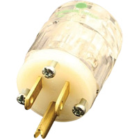 Leviton 8215-CT Hospital Grade Extension Plug, Nylon, 15 Amps, 125 V