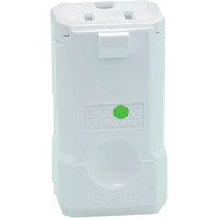 Leviton 8259-V Hospital Grade Plug Connector, 5-15R, Nylon